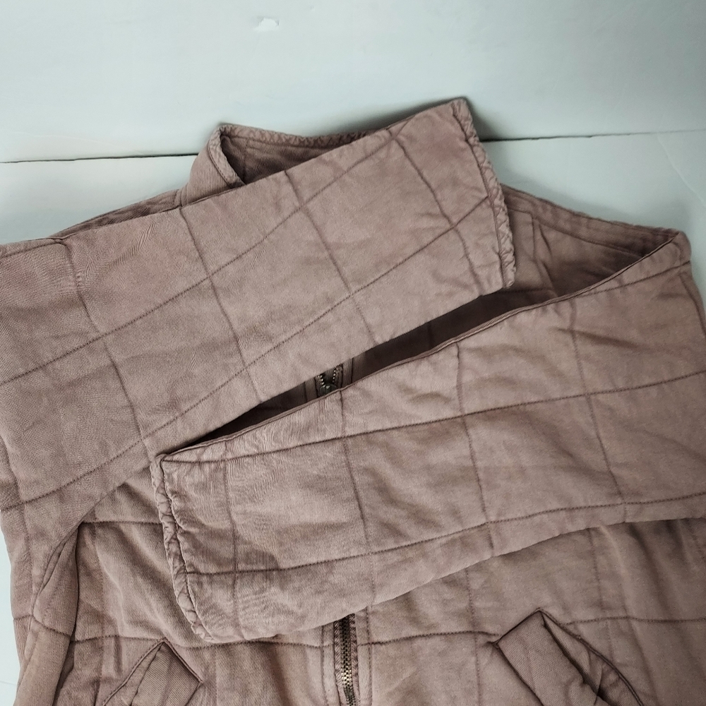 Free People Dolman Quilted Knit Jacket Oversized Medium - Picture 11 of 16